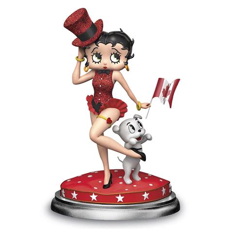 betty boop pinup|Betty Boop Patriotic Pinup Figurine